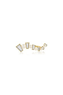 Gold Plated Mirror Horizontal Ring