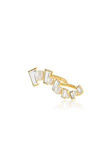 Gold Plated Mirror Horizontal Ring