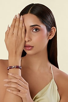Red Finish Ruby Gemstone Bracelet