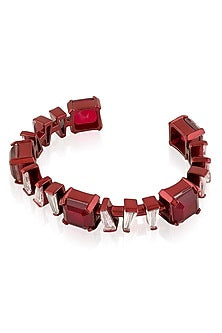 Red Finish Ruby Gemstone Bracelet