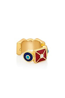 Gold Plated Color Wheel Charm