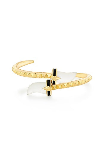 Gold Plated Rock Crystal Bracelet