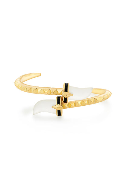 Gold Plated Rock Crystal Bracelet