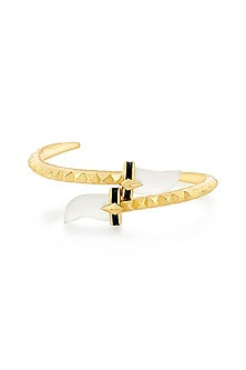 Gold Plated Rock Crystal Bracelet