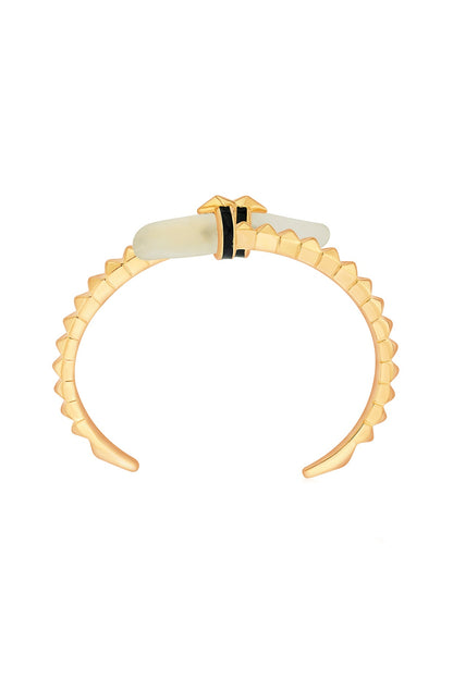 Gold Plated Rock Crystal Bracelet