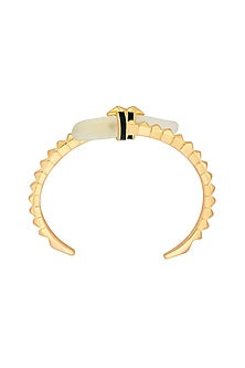 Gold Plated Rock Crystal Bracelet