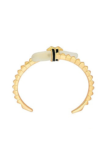 Gold Plated Rock Crystal Bracelet