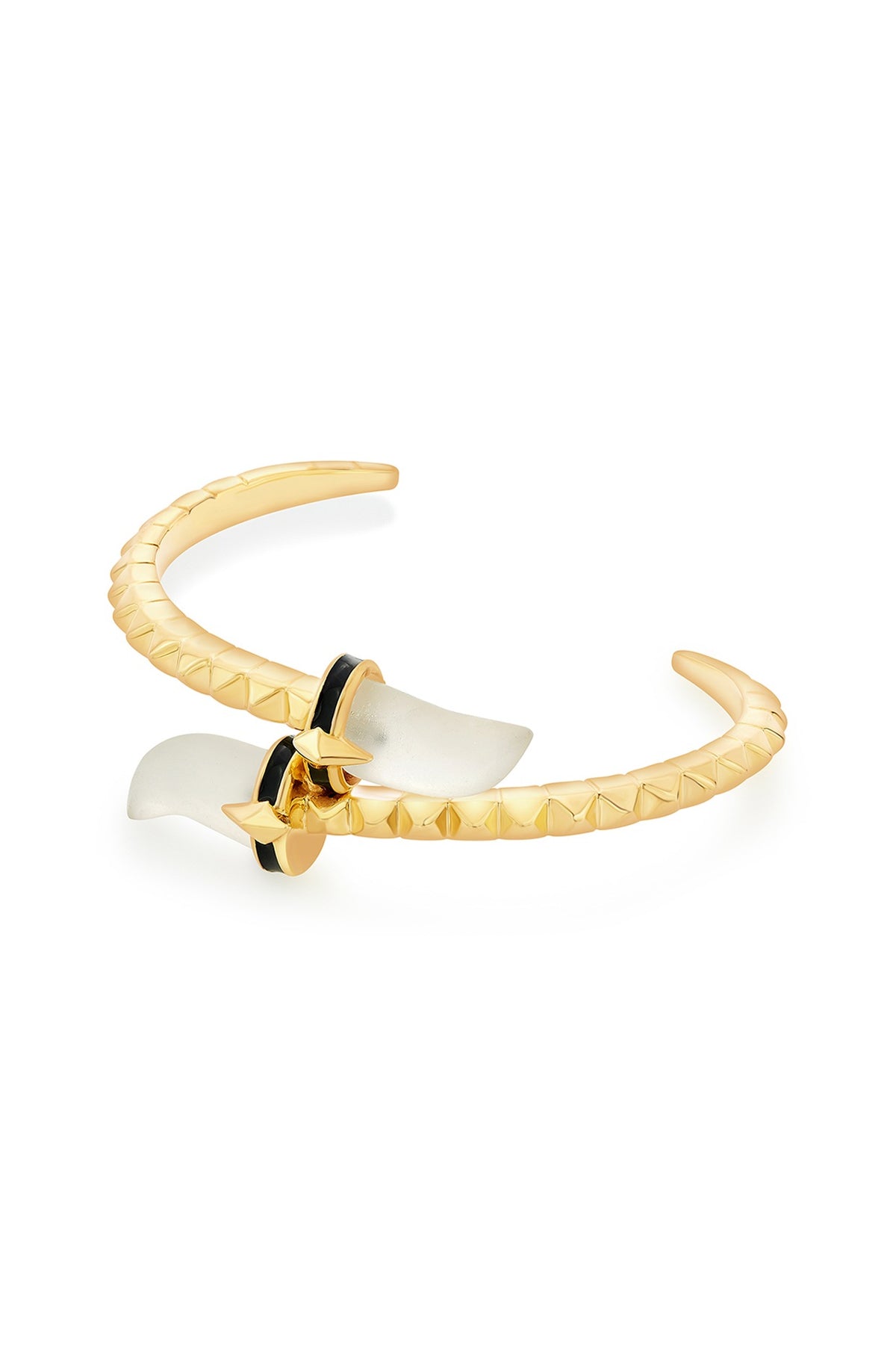 Gold Plated Rock Crystal Bracelet