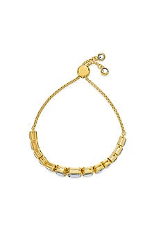 Gold Finish Mirror Bracelet