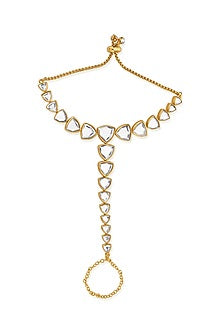 Gold Finish Mirror Hand Harness