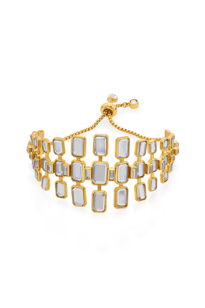 Gold Finish Brass Bracelet