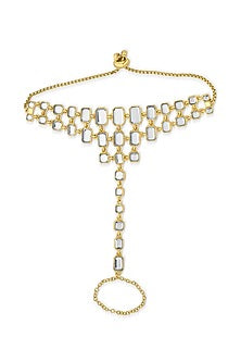 Gold Finish Brass Hand Harness