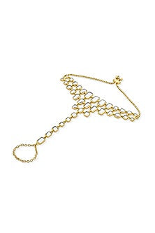 Gold Finish Brass Hand Harness