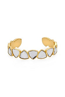 Gold Finish Brass Cuff