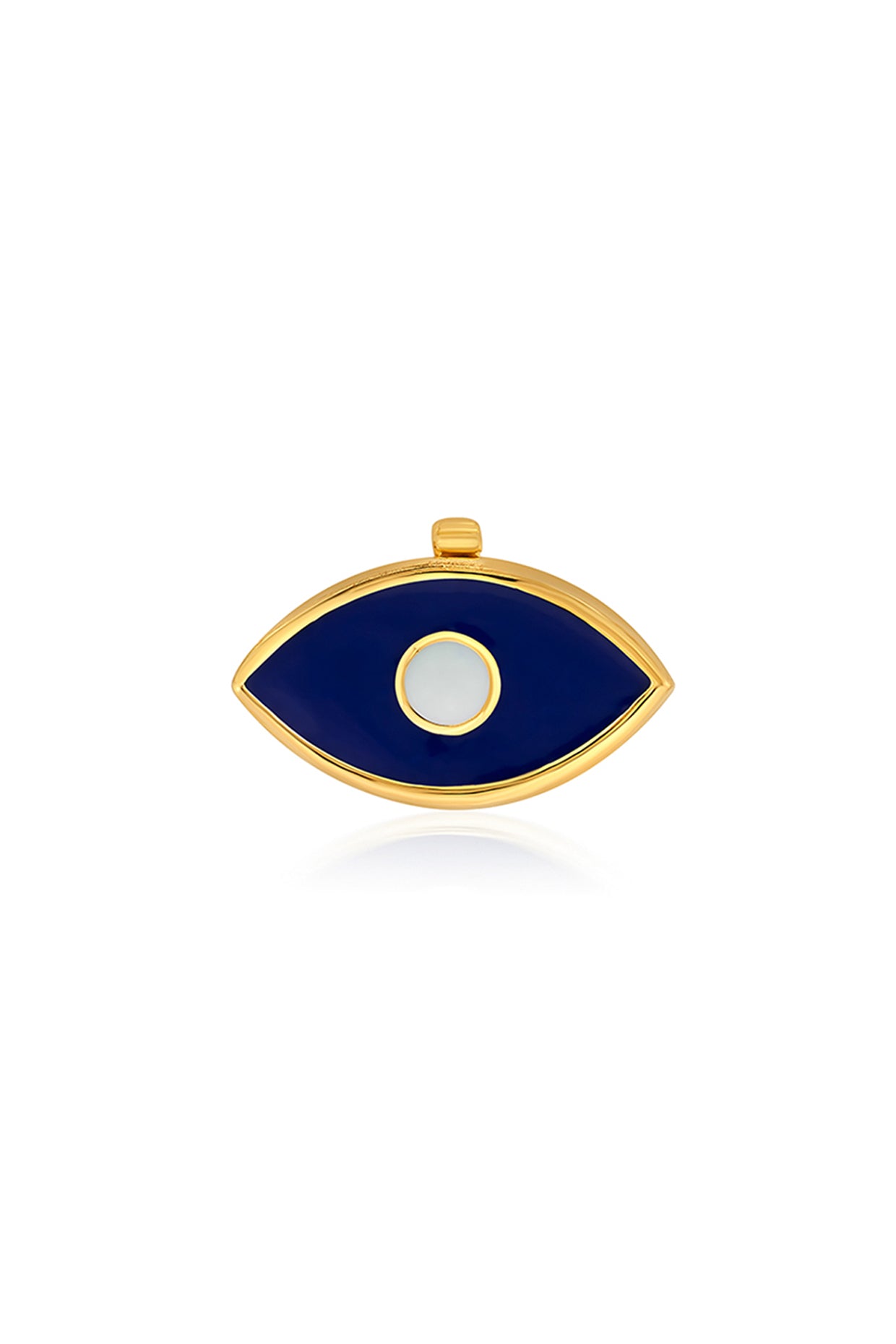 Gold Plated Evil Eye Azure Charm