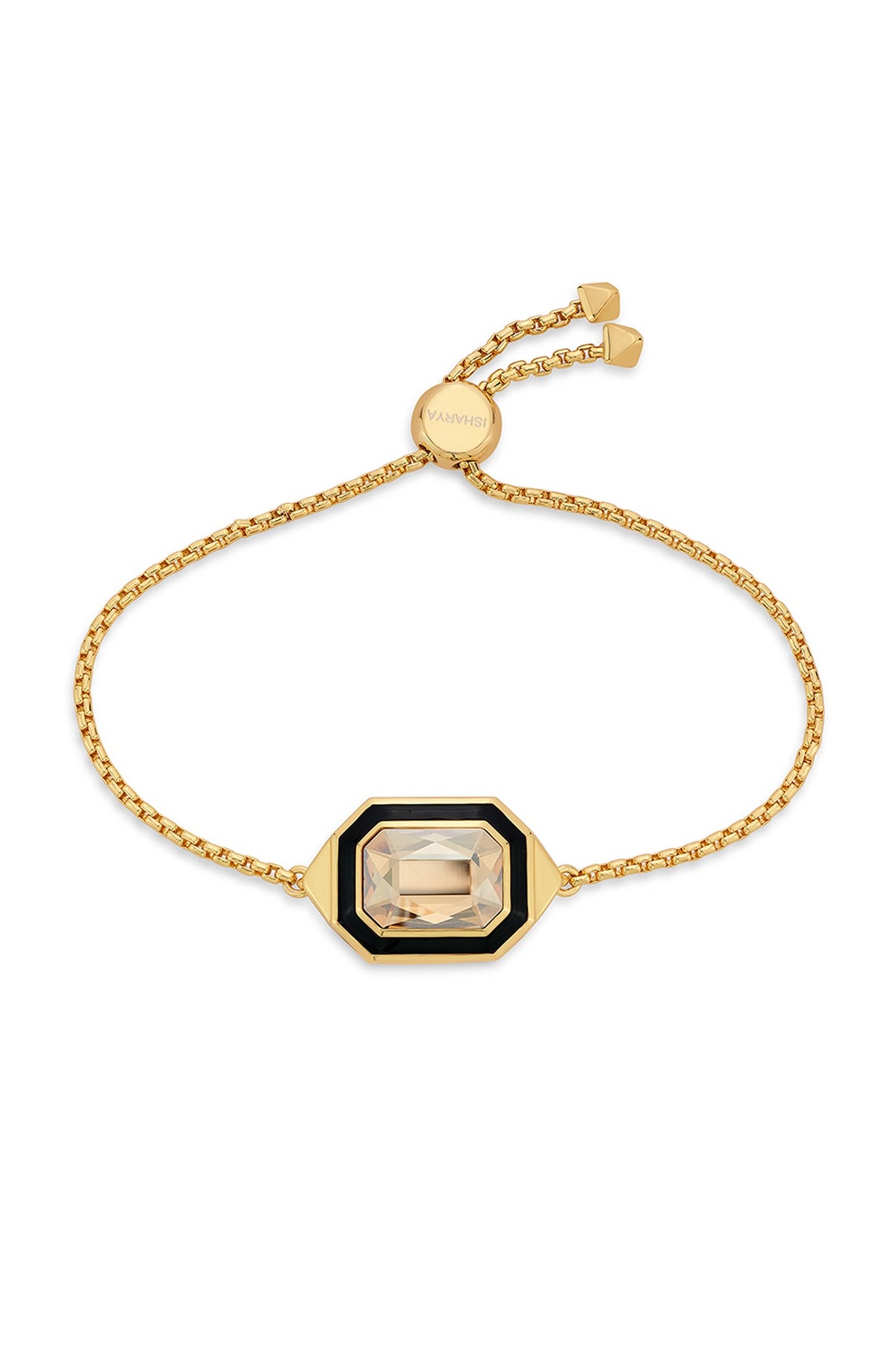 Gold Plated Enameled Bracelet