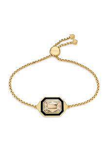Gold Plated Enameled Bracelet