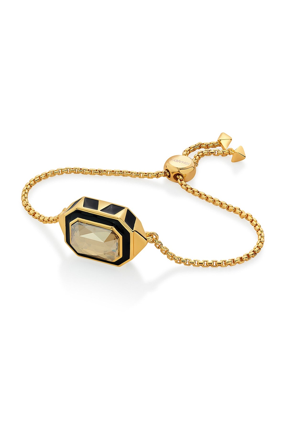 Gold Plated Enameled Bracelet