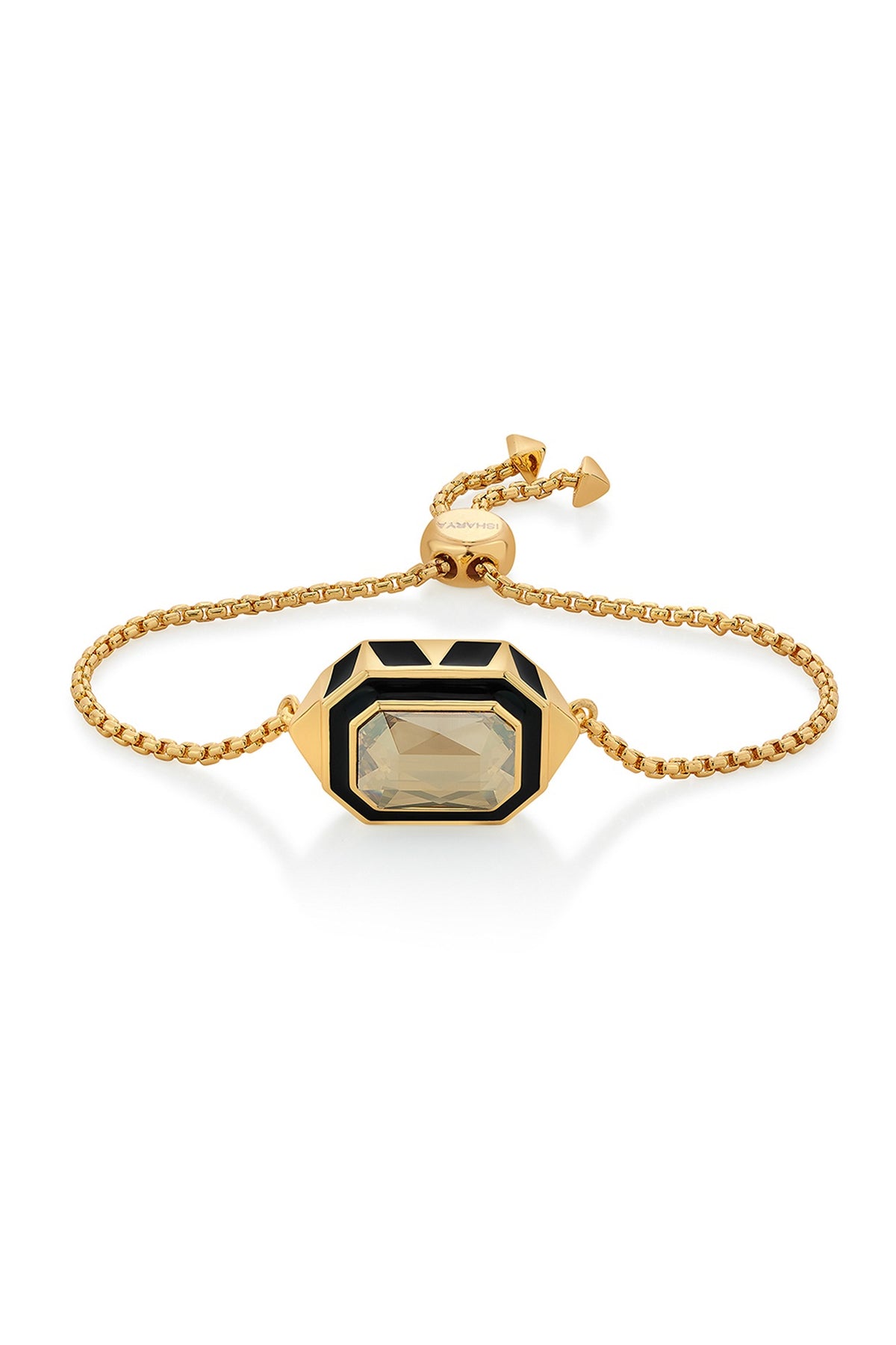 Gold Plated Enameled Bracelet