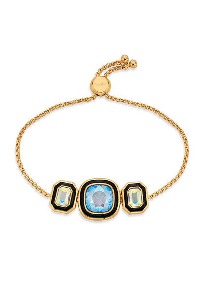 Gold Finished Enameled Bracelet