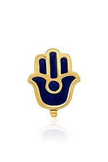 Gold Plated Hamsa Midnight Charm