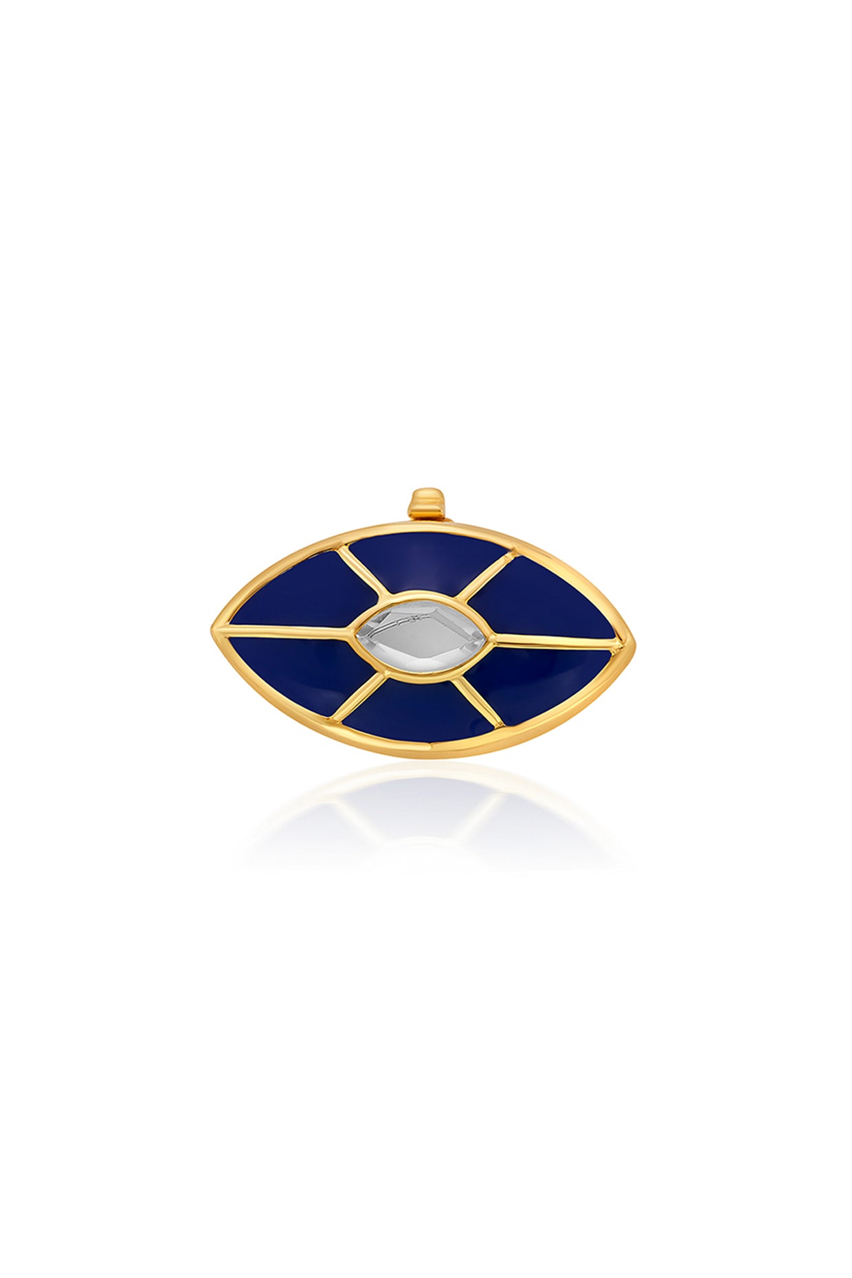 Gold Plated Evil Eye Ocean Charm