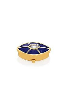 Gold Plated Evil Eye Ocean Charm