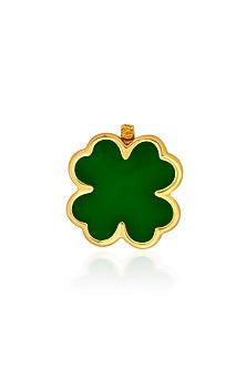 Gold Plated Clover Forest Charm