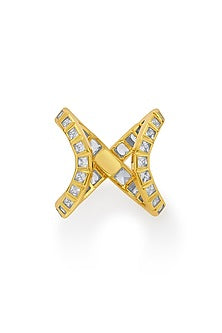Gold Finish Brass Ring
