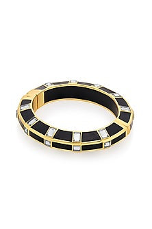 Gold Finish Mirror Bangle