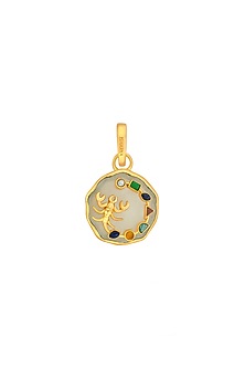 Gold Finish Scorpio Zodiac Charm