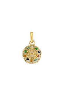 Gold Finish Pisces Zodiac Charm