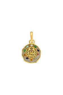 Gold Finish Cancer Zodiac Charm