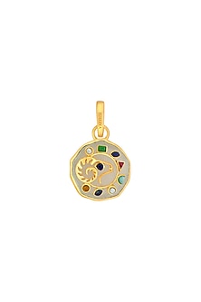 Gold Finish Aries Zodiac Charm