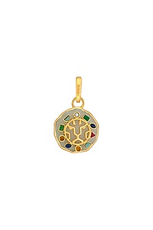 Gold Finish Leo Zodiac Charm