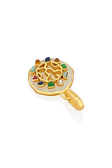 Gold Finish Leo Zodiac Charm