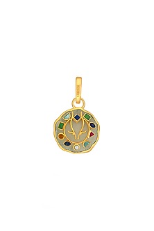 Gold Finish Capricorn Zodiac Charm