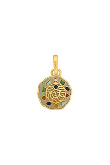 Gold Finish Virgo Zodiac Charm