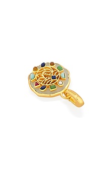 Gold Finish Virgo Zodiac Charm