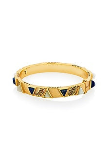 Gold Plated Lapis & Jade Venus Bracelet