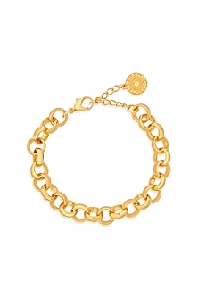 Gold Plated Mercury Chain Link Bracelet