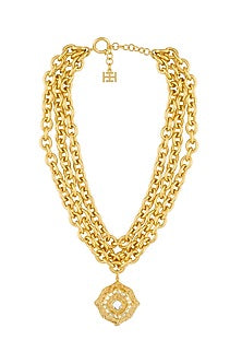 Gold Plated Mirror Wide Choker Necklace