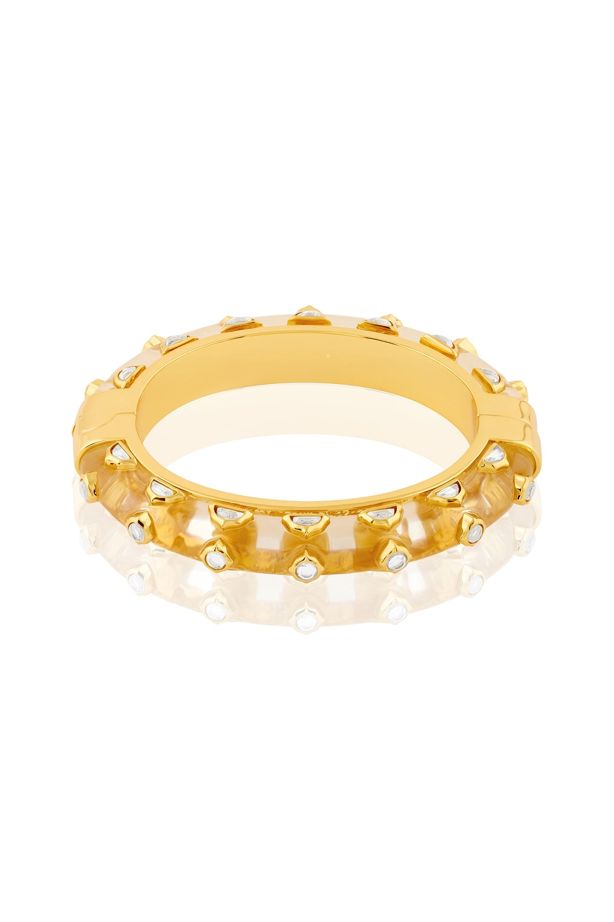 Gold Plated Mirror Bangle