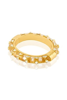 Gold Plated Mirror Bangle