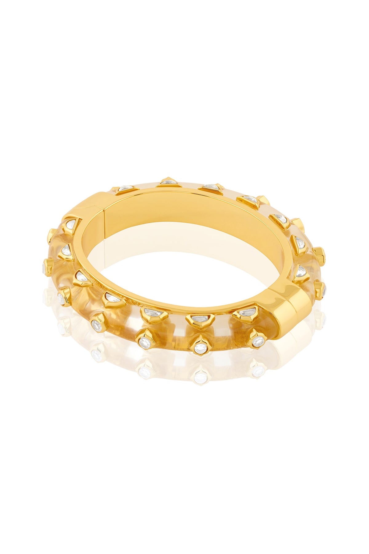 Gold Plated Mirror Bangle