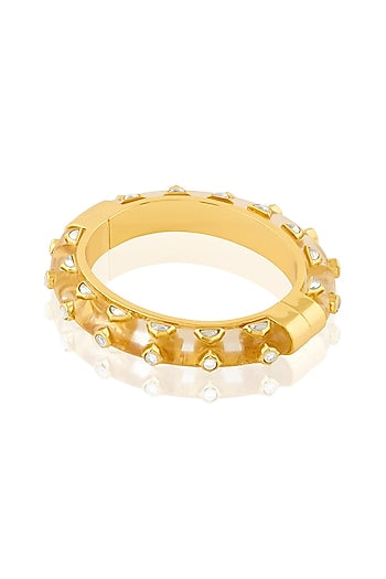 Gold Plated Mirror Bangle