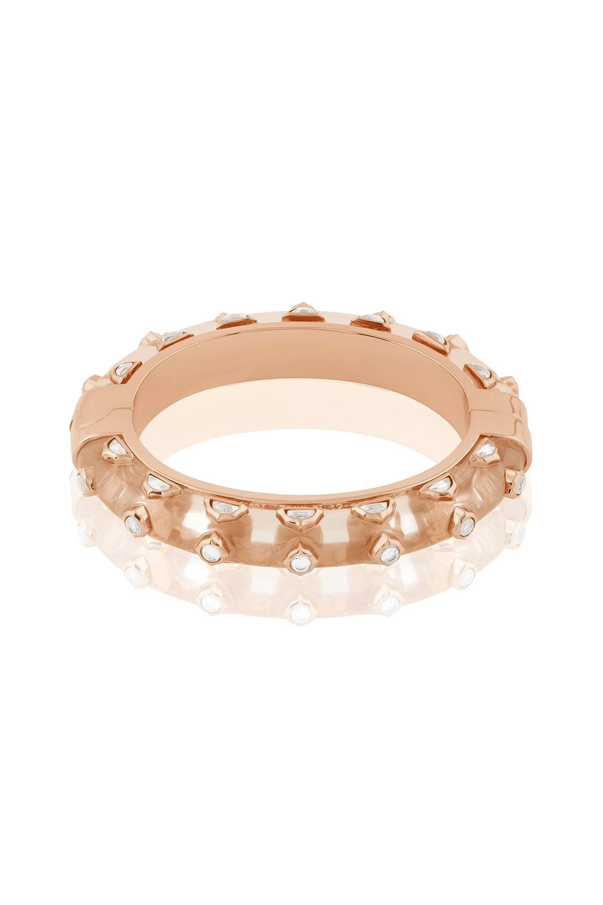 Rose Gold Plated Mirror Bangle