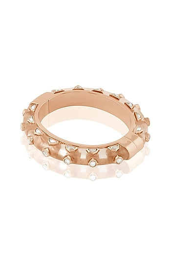 Rose Gold Plated Mirror Bangle