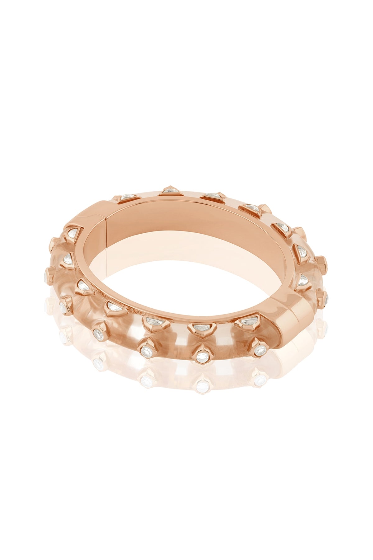 Rose Gold Plated Mirror Bangle
