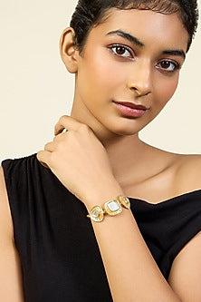 Gold Plated Mirror Bracelet